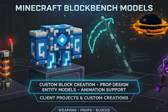 make blockbench minecraft models and mobs