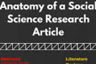 write social sciences articles, reports