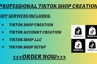 create an approved tiktok shop, USA tiktok shop for USA residents, non residents