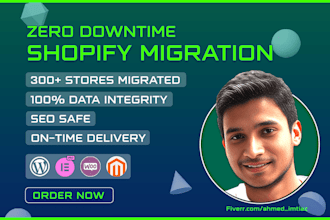 migrate woocommerce or magento to shopify