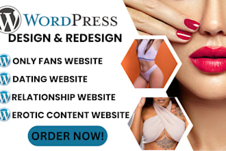 build onlyfans, online dating, erotic and relationship advice website