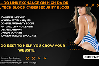 do link exchange on high da DR saas, tech blogs, cybersecurity blogs