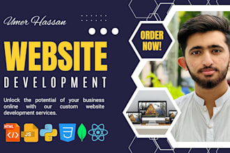 create responsive and professional full stack websites