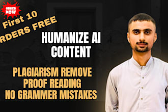 professionally edit, rewrite, and remove ai or plagiarized content