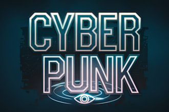 do cyberpunk logo design for streetwear brand