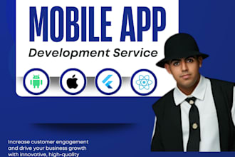 design and develop android and ios mobile application on flutter or react native