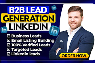 linkedin sales navigator b2b lead generation email list building lead gen