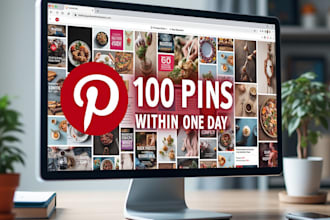 design 100 professional pinterest pins within one day