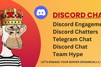 do discord chat in your server with my team