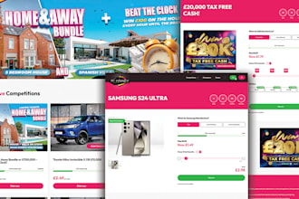 create amazing a competitions, raffles website in wordpress