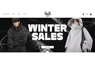 design shopify fashion store and shopify clothing store