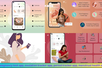 develop ai pregnancy test app ovulation tracker app menstrual app health app
