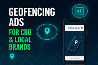 run geofencing ads, location based targeting and audience ads campaign