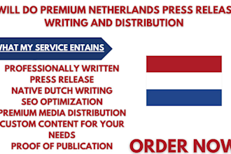 do premium netherlands press release writing and distribution