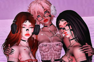custom vrchat avatar vrc avatar vr character vtuber 3d model vrchat femboy avi