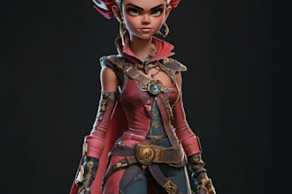 game character art ,2d game character art in unique style