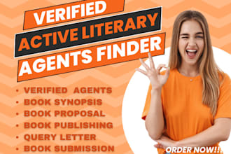 find you verified active literary agents genres for movies script children book