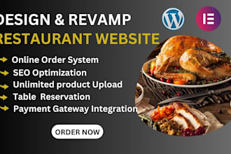 build your grocery restaurant business website with wordpress using SEO content