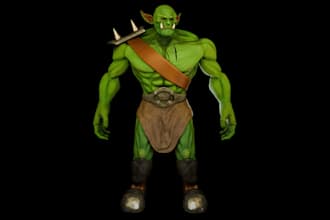 create realistic 3d characters for games or animations