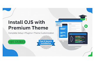 install new ojs with premium theme