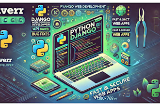 develop, fix, and customize your python django web application