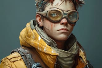 game character art ,2d game character art in unique style