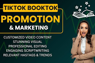 viral booktok promotion, amazon kdp, booktrailer, usa tiktok ads, sales funnel