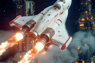do an amazing sci fi spaceship or design for you