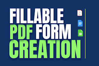 design fillable pdf form for your business or personal use