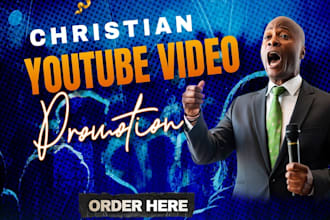 create excellent christian youtube videos, gospel music,sermons,church promotion