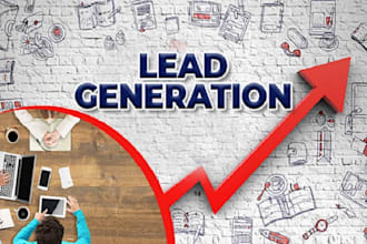 do b2b lead generation, linkedin lead generation and build a prospect email list
