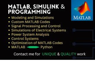 do matlab, python, simulink, machine, and deep learning assignmnt and task