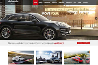 create car rental website, dealership website, chauffeure,taxi booking website