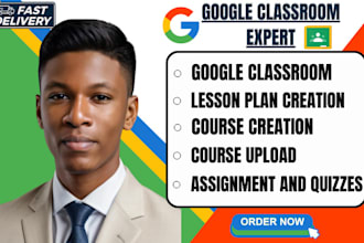 setup google classroom course, curriculum, training manual, classroom manager