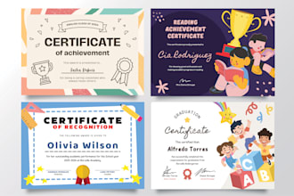 design professional diploma certificate or custom certificate
