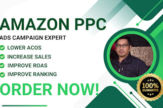 setup and manage amazon ppc campaigns and sponsored ads to boost sales