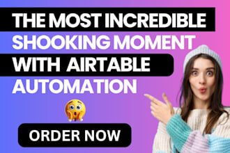 do airtable database design, softr webapp client portal, airtable automation