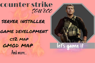 build counter strike, plugins, script in hammer editor, cs2 server for you