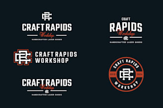 design hip vintage logo pack