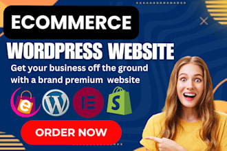 design wordpress website,shopify,or blog optimize speed, with ecommerce, plugins