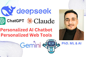 create web tools, chatbots using deepseek api, chatgpt, claude