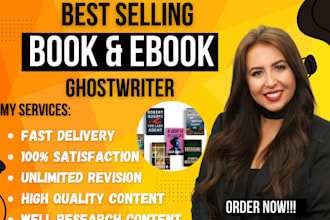be your ebook writer, ebook ghostwriter, book writer, ghost book writer