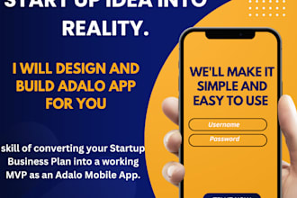 develop adalo app, bubble io bubble mvp saas website