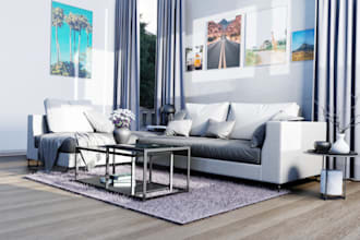 model minimalist living room, cozy bedroom,kitchen resolution,cgi villa exterior