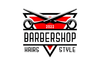 design cartoon barber logo for shop and salon