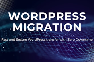 do migration updating and backup of your wordpress website