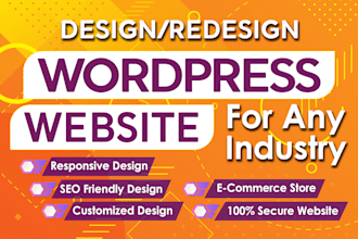 design a wordpress website, amazon ecommerce business website development