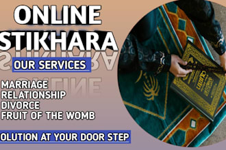 do online istikhara for your marriage, prosperity, property, relationship