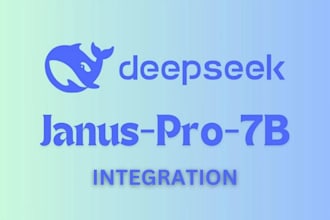 integrate deep seek janus pro 7b image generator, deepseek image generator
