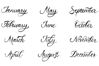 do custom hand lettering logo